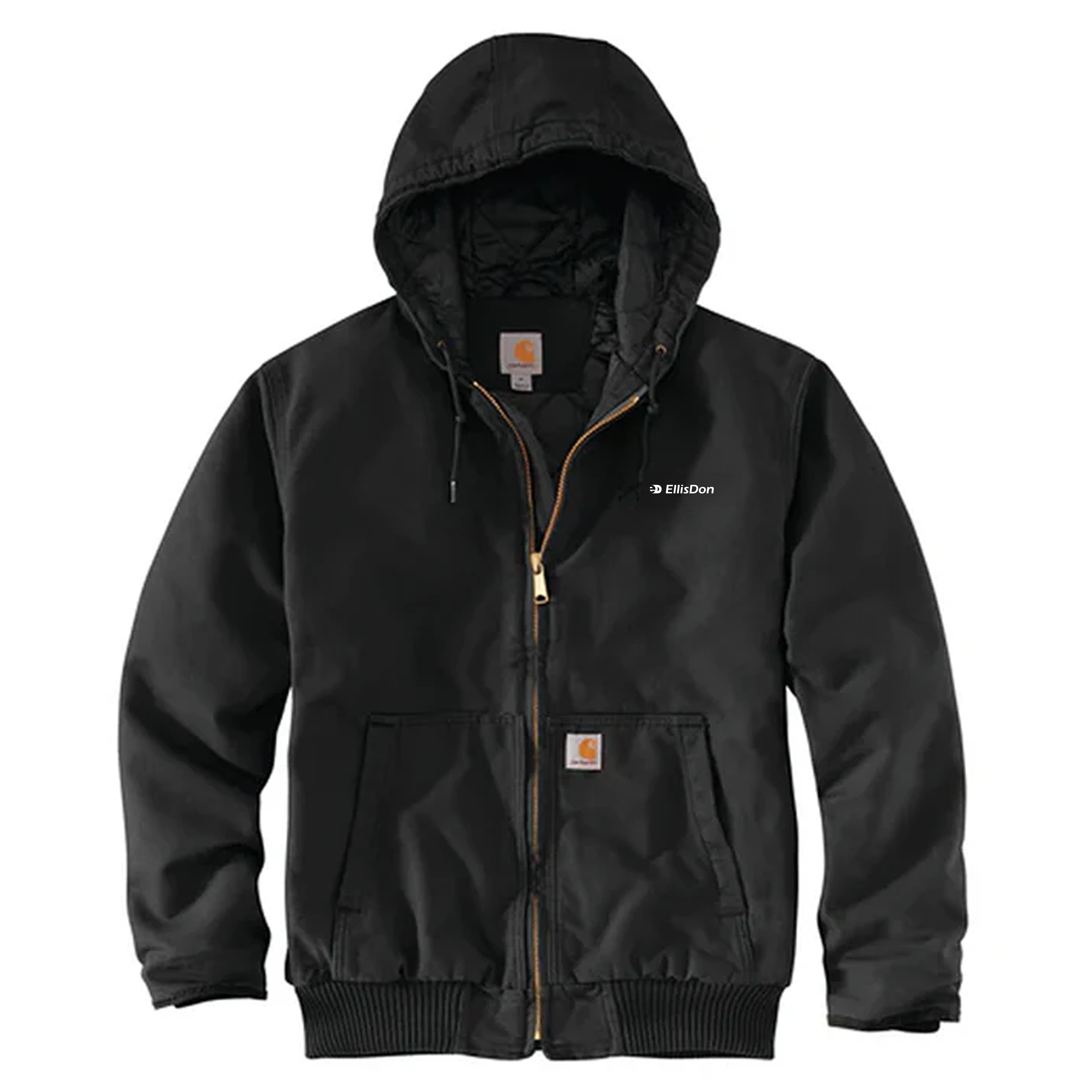 Carhartt - Duck Quilt Lined Full-Zip Jacket Hoodie – EllisDon Swag Carhartt - Duck Quilt Lined Full-Zip Jacket Hoodie – EllisDon Swag