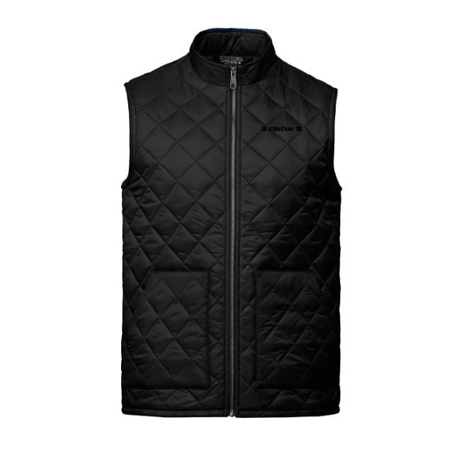 Unisex 75th Diamond Quilted Vest (Tone on Tone Logo)