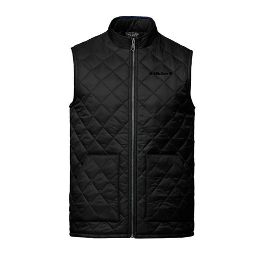 Unisex 75th Diamond Quilted Vest (Tone on Tone Logo)