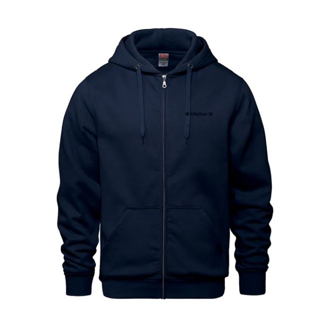 Unisex 75th Full Zip Sweater (Tone on Tone Logo)