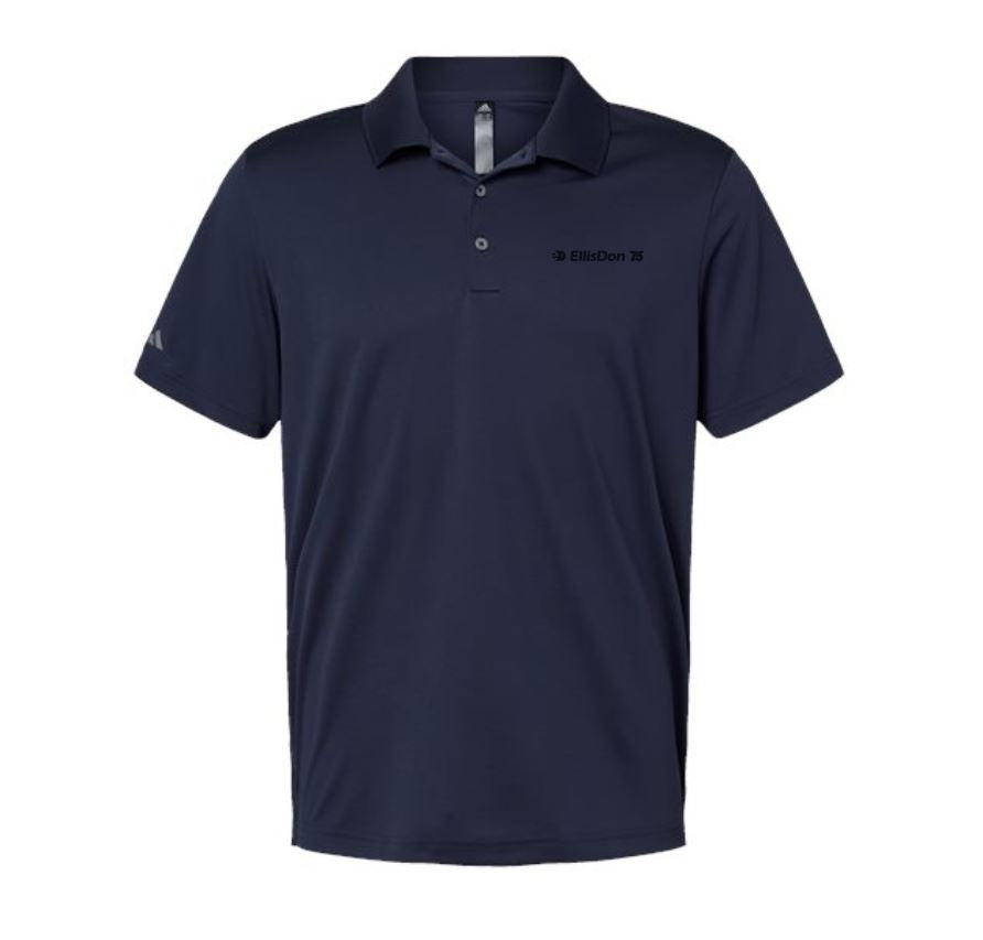 Adidas Men's - 75th Performance Polo (Tone on Tone Logo)