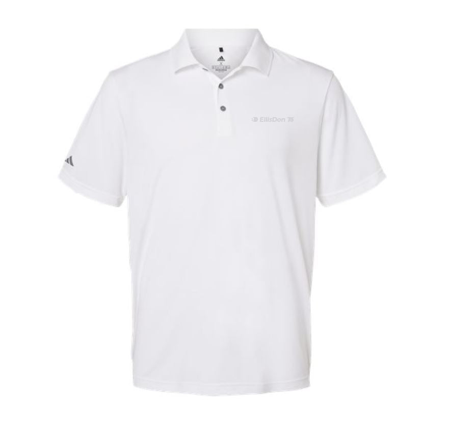 Adidas Men's - 75th Performance Polo (Tone on Tone Logo)