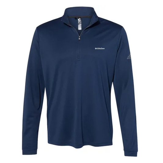 Adidas - Lightweight Long Sleeve Quarter-Zip Pullover