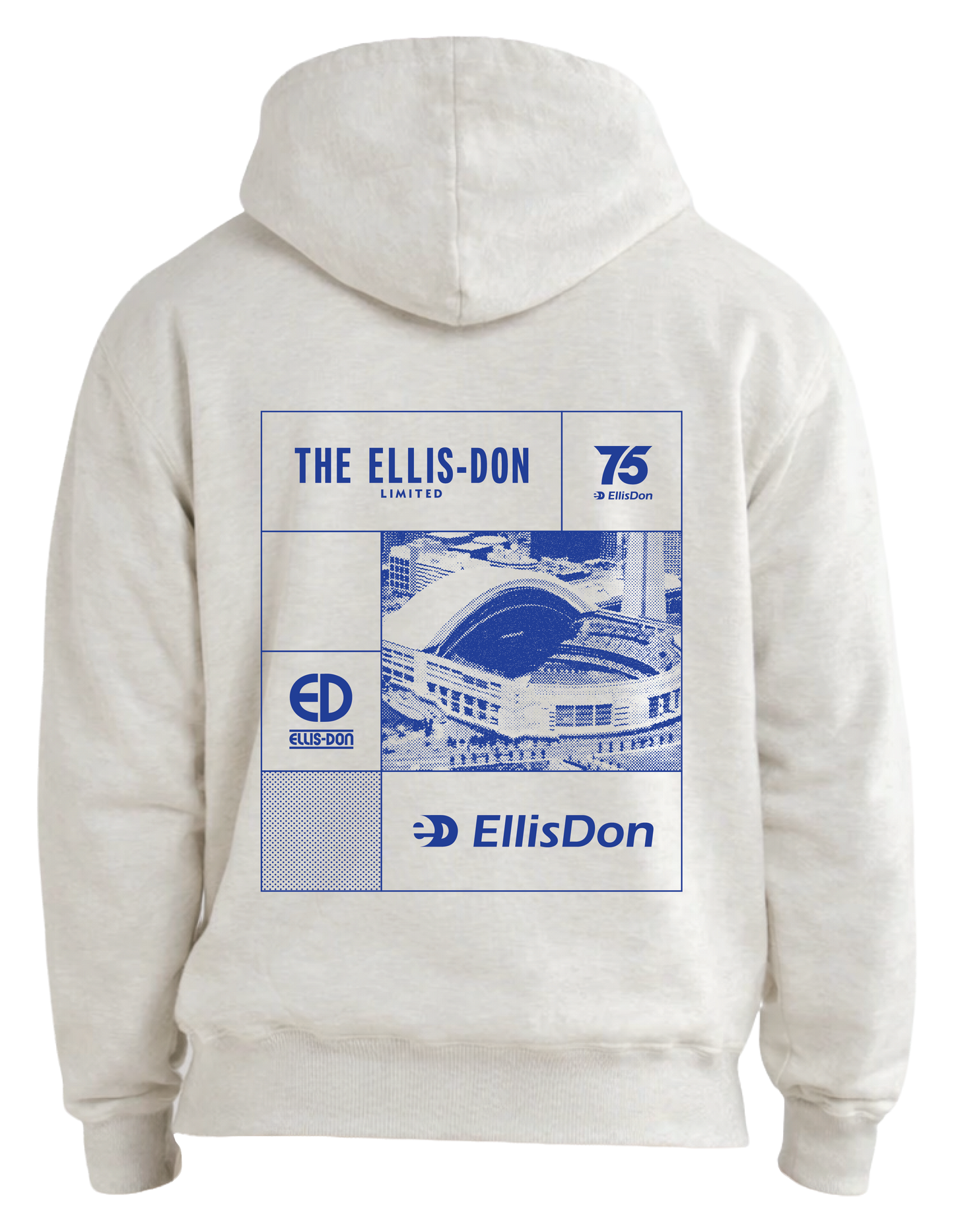Unisex 75th Deluxe Hoody Halftone Skydome