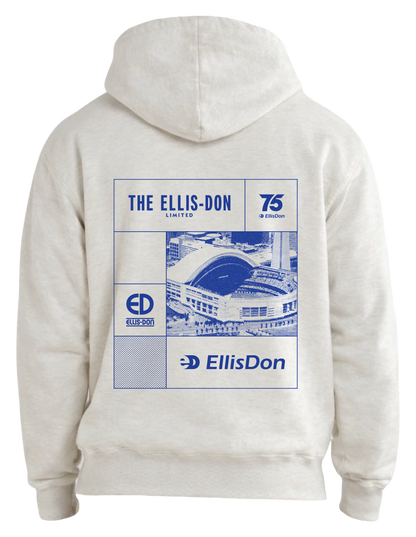 Unisex 75th Deluxe Hoody Halftone Skydome