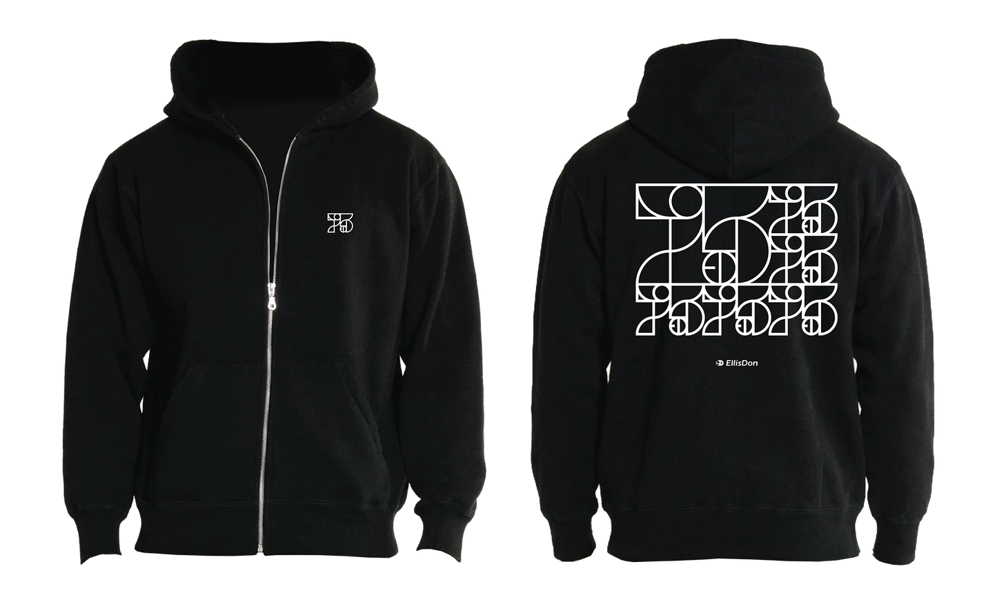 Unisex 75th Logan Zip Hoody 75 Block