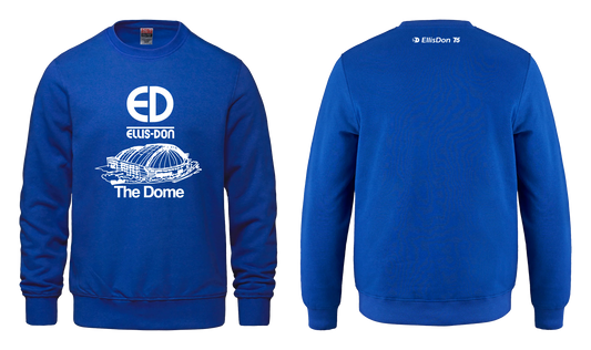 Unisex 75th Crewneck Sweater Vintage Skydome Logo