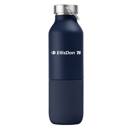 75th  2-in-1 20 oz. Double-Wall Recycled Stainless Steel Bottle with 11 oz. Tumbler